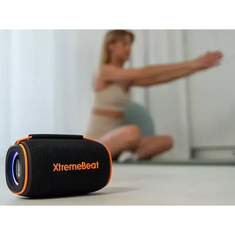 Altifalante portátil estéreo TRACER XtremeBeat TWS — 15 W, IPX6, Bluetooth 5.3, 6 h, AUX/USB, microfone