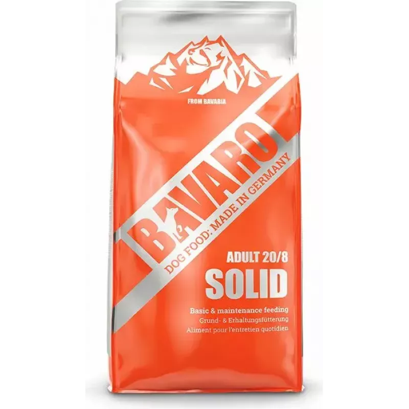 Josera Bavaro Solid 20/8 Ração seca para cães adultos, 18 kg