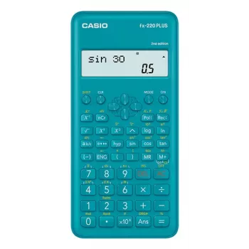 Calculadora científica CASIO Fx-220plus-2 Blue ecrã de 12 dígitos