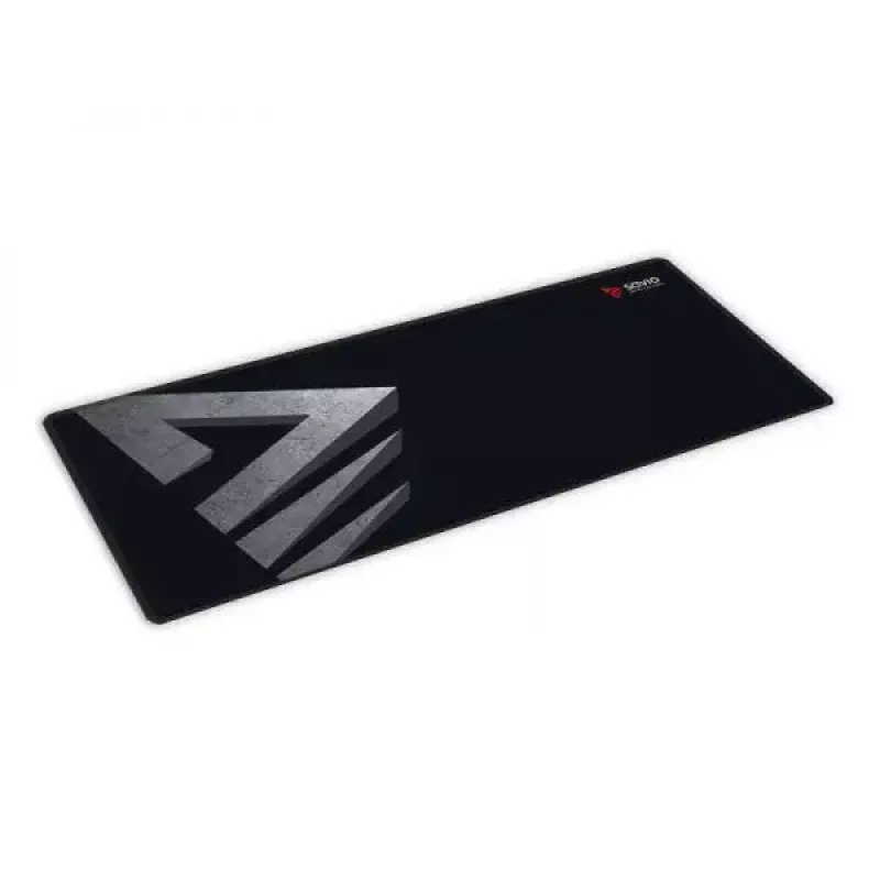 Tapete de rato gaming SAVIO Precision Control L — 700×300×3 mm, borracha, preto, superfície com padrão