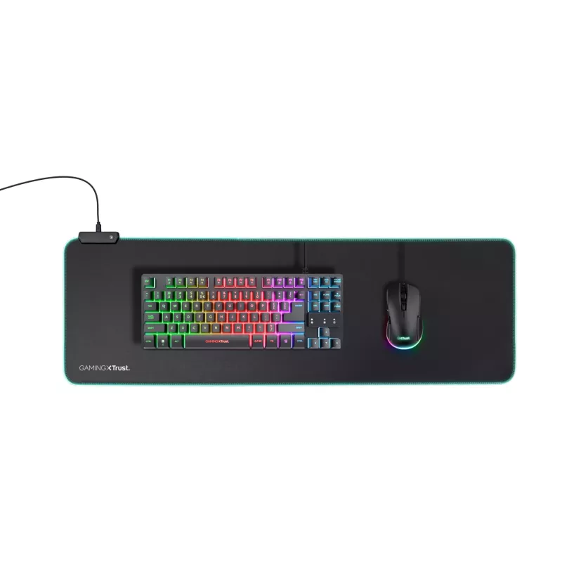 Tapete de rato gaming Trust GXT 764 Glide-Flex XXL preto