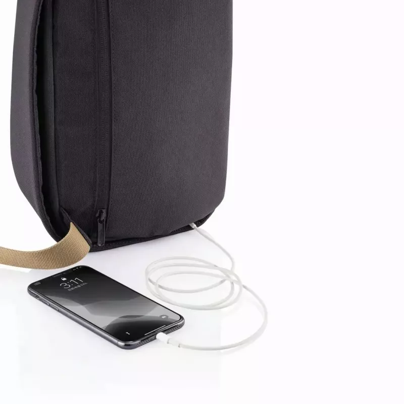 XD Design Bobby Sling P705.781 mochila antirroubo a tiracolo, preta