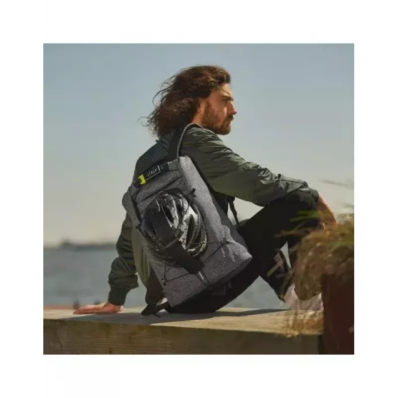 Mochila de lazer XDDESIGN Urban cinzento Fabric — 27 l, repelente à água, compartimento para portátil de 15,6 polegadas, fecho TSA