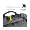 Mochila de lazer XDDESIGN Urban cinzento Fabric — 27 l, repelente à água, compartimento para portátil de 15,6 polegadas, fecho TSA