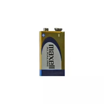 Pilha alcalina descartável 9V MAXELL, 1,5 V, prismática 9V, 1 unid., embalagem blister