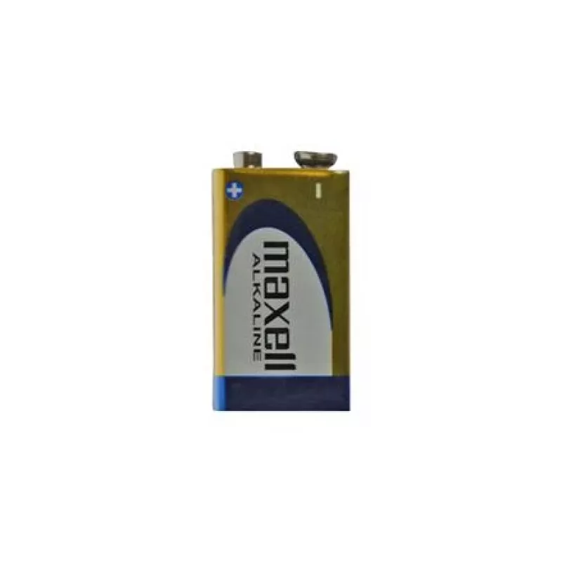 Maxell 9V 6LR61 (6LF22) pilha alcalina, 1 un.