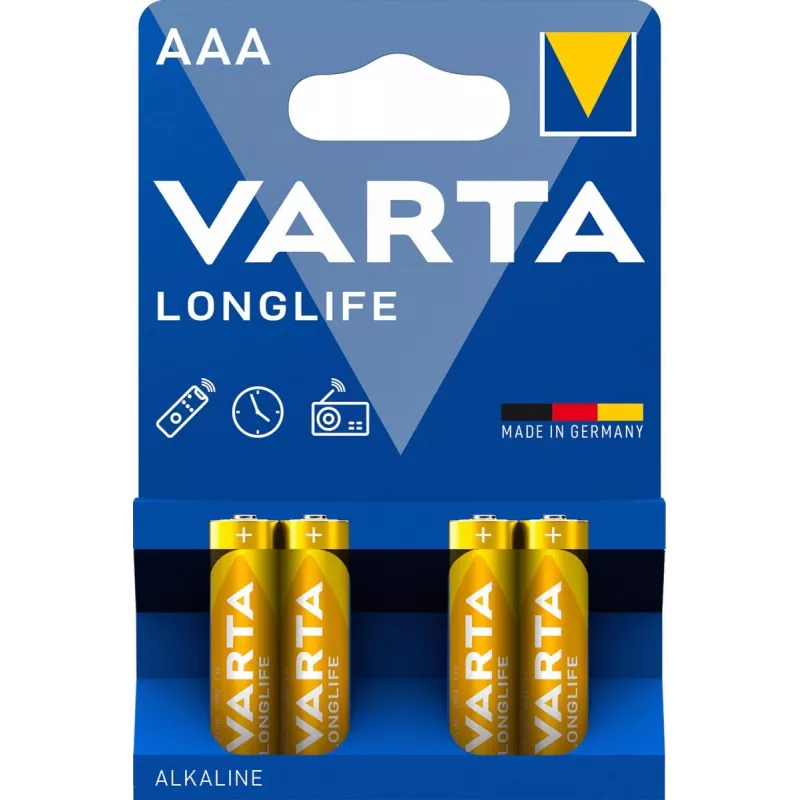 Pilha VARTA Longlife Micro AAA LR03 1x4