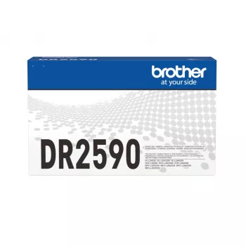 Unidade de tambor Brother DR-2590 original preta para impressoras laser, rendimento de 15.000 páginas, 1 unid.