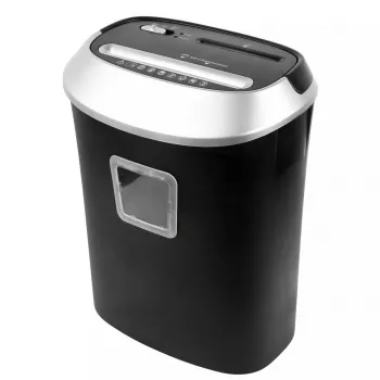 Activejet ASH-1201D destruidora de papel, P-3, 12 folhas, 25 l, fragmentos de 5x38 mm, preto/prateado