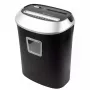 Destruidora de documentos ActiveJet ASH-1201D, corte em tiras 5 x 38 mm, entrada 22 cm, capacidade 12 folhas, cesto 25 L, P-3, preto