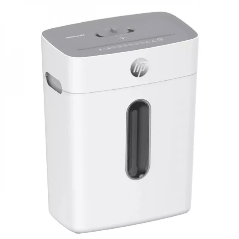 HP OneShred 8CC 2801 destruidora de papel, microcorte 5x18 mm, P-4, 8 folhas, 15 l, 68 dB, cinzento claro