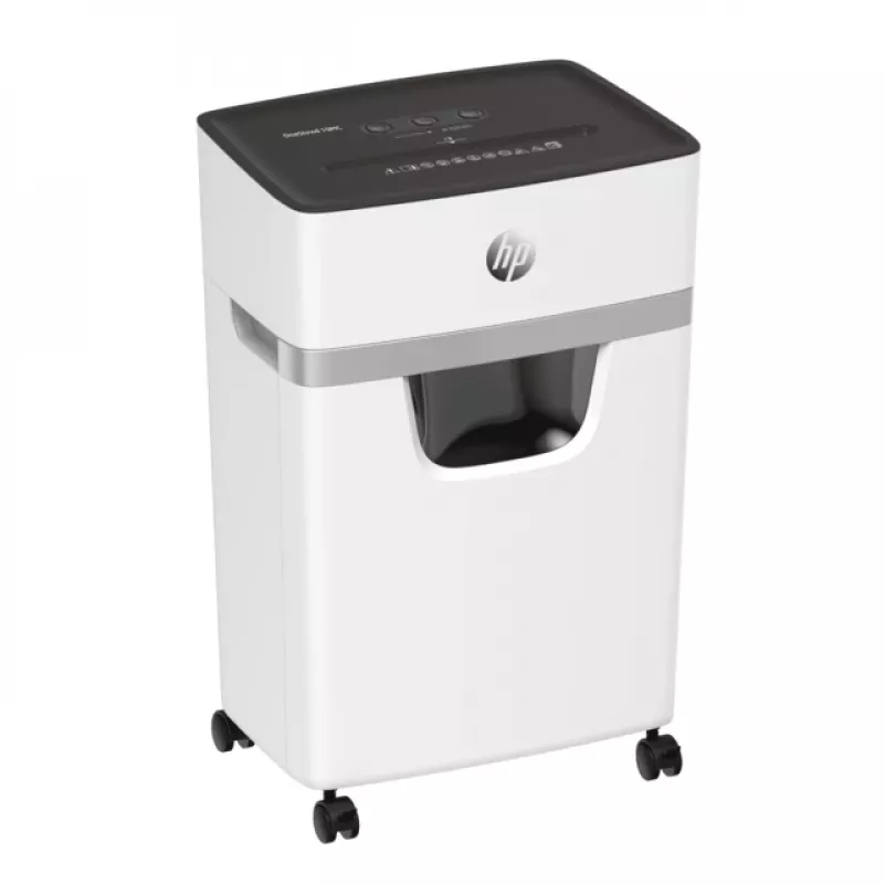 Destruidora de documentos HP OneShred 10MC corte em micropartículas 65 dB 22 cm branco
