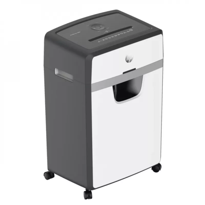 Destruidora de documentos HP OneShred 24CC corte em partículas 65 dB 22 cm branco, preto