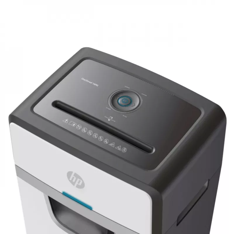 Destruidora de documentos HP 2808 corte em micropartículas 65 dB 22 cm branco, preto