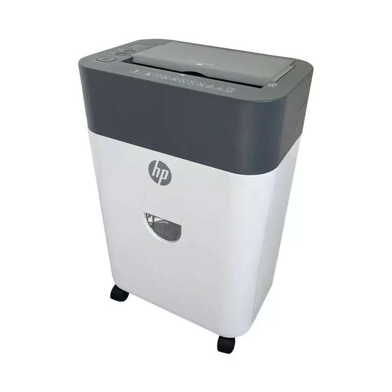 Destruidora de documentos HP OneShred Auto 100CC corte cruzado 68 dB 22 cm branco
