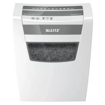 Destruidora de documentos Leitz IQ Home Office P4, corte em partículas, 22 cm, 4 x 28 mm, 23 L, 225 folhas, 58 dB