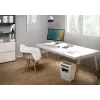 Leitz IQ Home Office P4 destruidora de papel, corte em partículas, 22 cm, 4 x 28 mm, 10 folhas, 23 l, branco