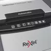 Destruidora de documentos Rexel AutoFeed+ 90X corte cruzado 55 dB preto, cinzento