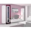 Vitrina Cama Meble VIGO 180 montagem na parede caixa de vidro 1800×400×300 mm branco/branco brilhante