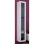 Vitrina Cama Meble VIGO 180 montagem na parede caixa de vidro 1800×400×300 mm branco/branco brilhante