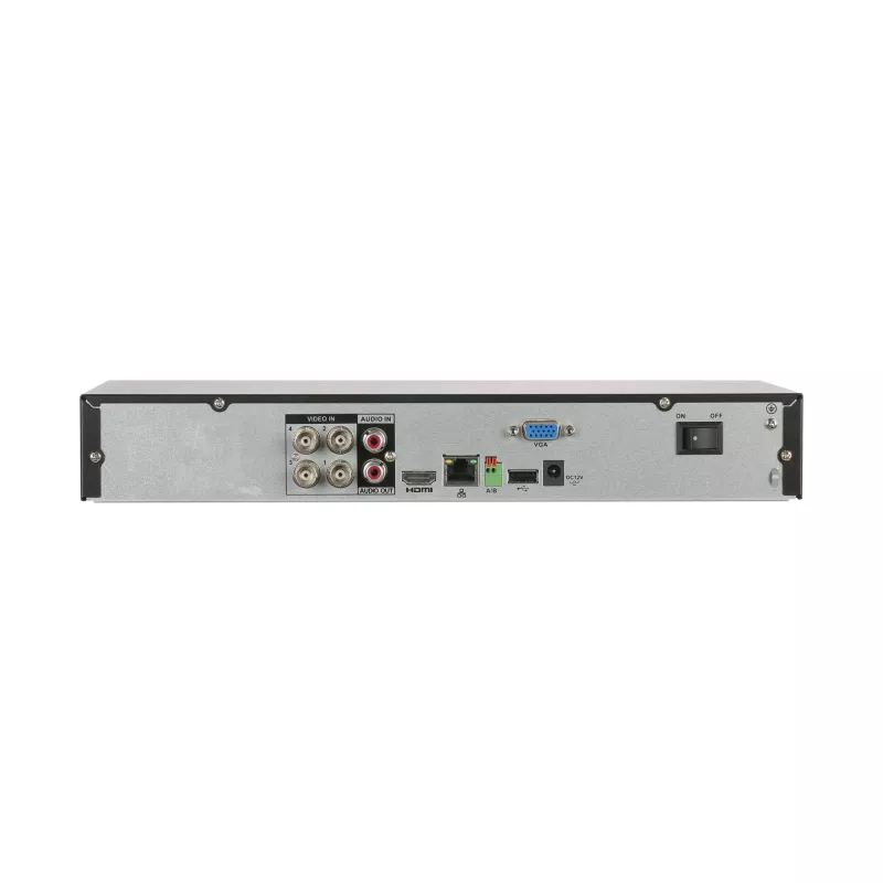 Gravador DVR Dahua XVR5104HS-4KL-I3 de 4 canais, preto