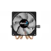 Arrefecedor de CPU AEROCOOL Air Frost 4 — 4 heatpipes, ventoinha de 90 mm, TDP 125 W, aletas de alumínio, preto