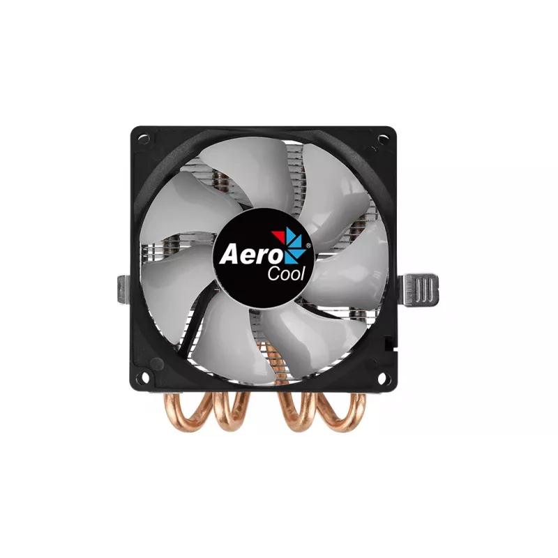 Arrefecedor de CPU AEROCOOL Air Frost 4 — 4 heatpipes, ventoinha de 90 mm, TDP 125 W, aletas de alumínio, preto