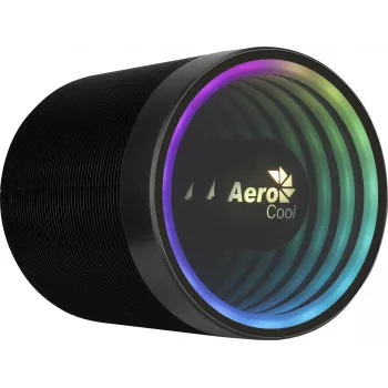 Arrefecedor de ar AEROCOOL Mirage 5, 5 heatpipes de 6 mm, ventoinha de 60 mm, TDP 150 W, preto