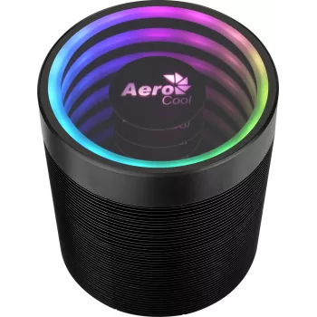 Arrefecedor de ar AEROCOOL Mirage 5, 5 heatpipes de 6 mm, ventoinha de 60 mm, TDP 150 W, preto