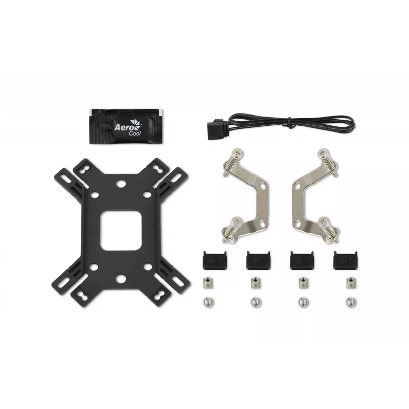 Arrefecedor de ar AEROCOOL Mirage 5, 5 heatpipes de 6 mm, ventoinha de 60 mm, TDP 150 W, preto