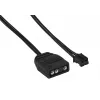 Arrefecedor de ar AEROCOOL Mirage 5, 5 heatpipes de 6 mm, ventoinha de 60 mm, TDP 150 W, preto
