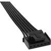 Kit Aerocool DUO12PRO 3 ventoinhas 12 cm ARGB LED anel duplo antivibração 6 pinos, preto