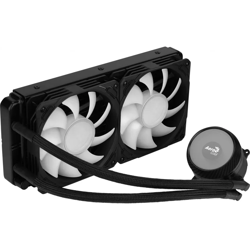 Aerocool PGS Mirage L240 ARGB refrigeração líquida para CPU, 2300 rpm, 4 pinos, preta