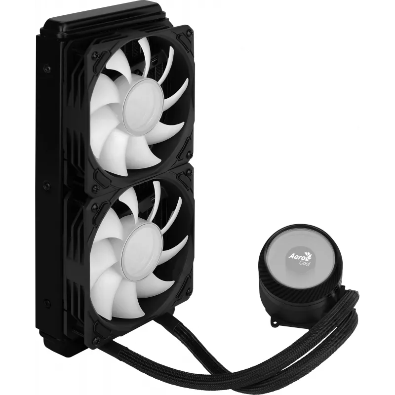 Aerocool PGS Mirage L240 ARGB refrigeração líquida para CPU, 2300 rpm, 4 pinos, preta