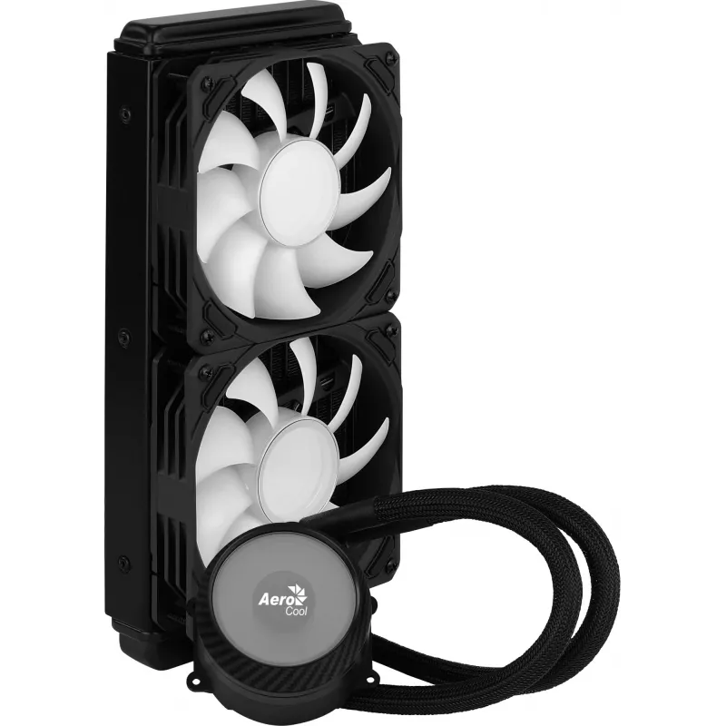 Aerocool PGS Mirage L240 ARGB refrigeração líquida para CPU, 2300 rpm, 4 pinos, preta