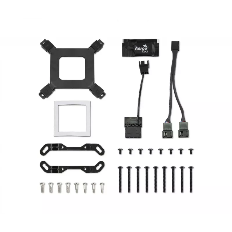 Aerocool PGS Mirage L240 ARGB refrigeração líquida para CPU, 2300 rpm, 4 pinos, preta
