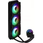 Arrefecimento líquido para CPU Aerocool MIRAGEL360 3 ventoinhas ARGB de 12 cm TDP 550W preto