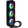 Arrefecimento líquido para CPU Aerocool MIRAGEL360 3 ventoinhas ARGB de 12 cm TDP 550W preto