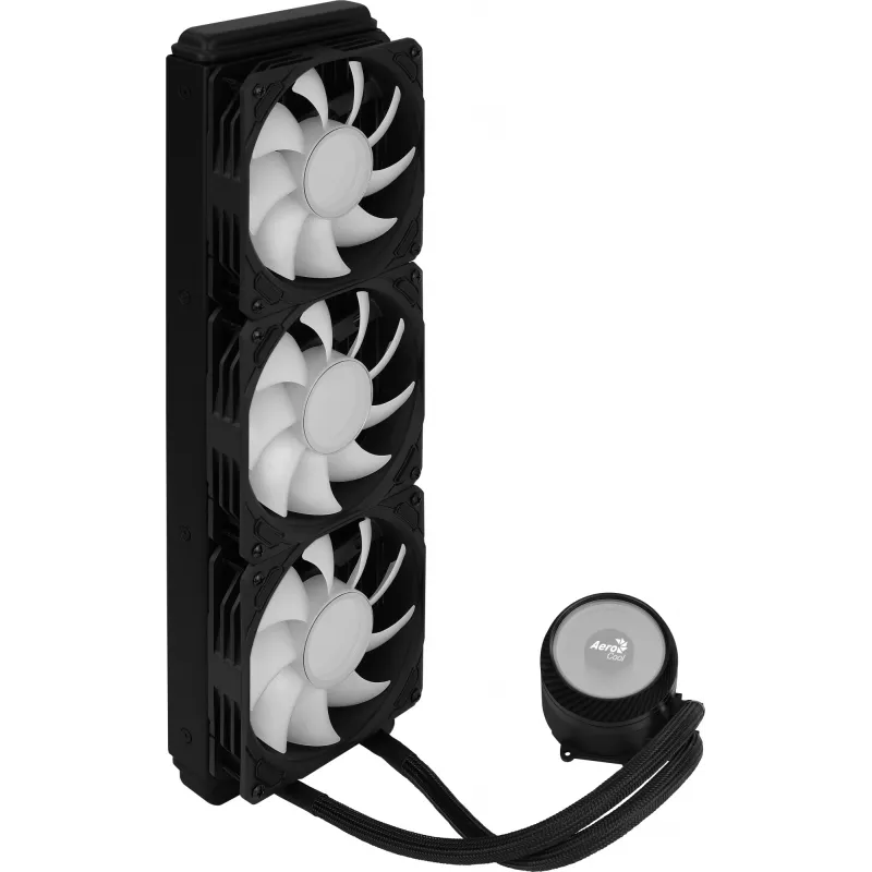 Arrefecimento líquido para CPU Aerocool MIRAGEL360 3 ventoinhas ARGB de 12 cm TDP 550W preto