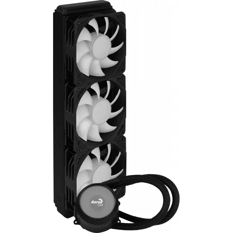 Arrefecimento líquido para CPU Aerocool MIRAGEL360 3 ventoinhas ARGB de 12 cm TDP 550W preto