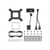 Arrefecimento líquido para CPU Aerocool MIRAGEL360 3 ventoinhas ARGB de 12 cm TDP 550W preto