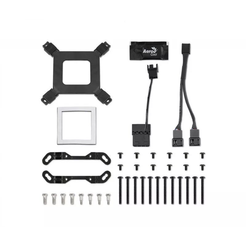 Arrefecimento líquido para CPU Aerocool MIRAGEL360 3 ventoinhas ARGB de 12 cm TDP 550W preto