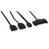 Arrefecimento líquido para CPU Aerocool MIRAGEL360 3 ventoinhas ARGB de 12 cm TDP 550W preto