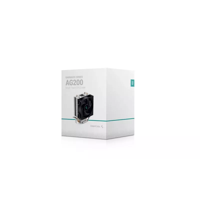 Arrefecedor de ar para processador DEEPCOOL Ag200 9,2 cm alumínio - preto