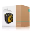 Arrefecedor de ar DeepCool AK620 Zero Dark Zoria 12 cm preto amarelo