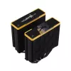 Arrefecedor de ar DeepCool AK620 Zero Dark Zoria 12 cm preto amarelo