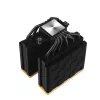 Arrefecedor de ar DeepCool AK620 Zero Dark Zoria 12 cm preto amarelo