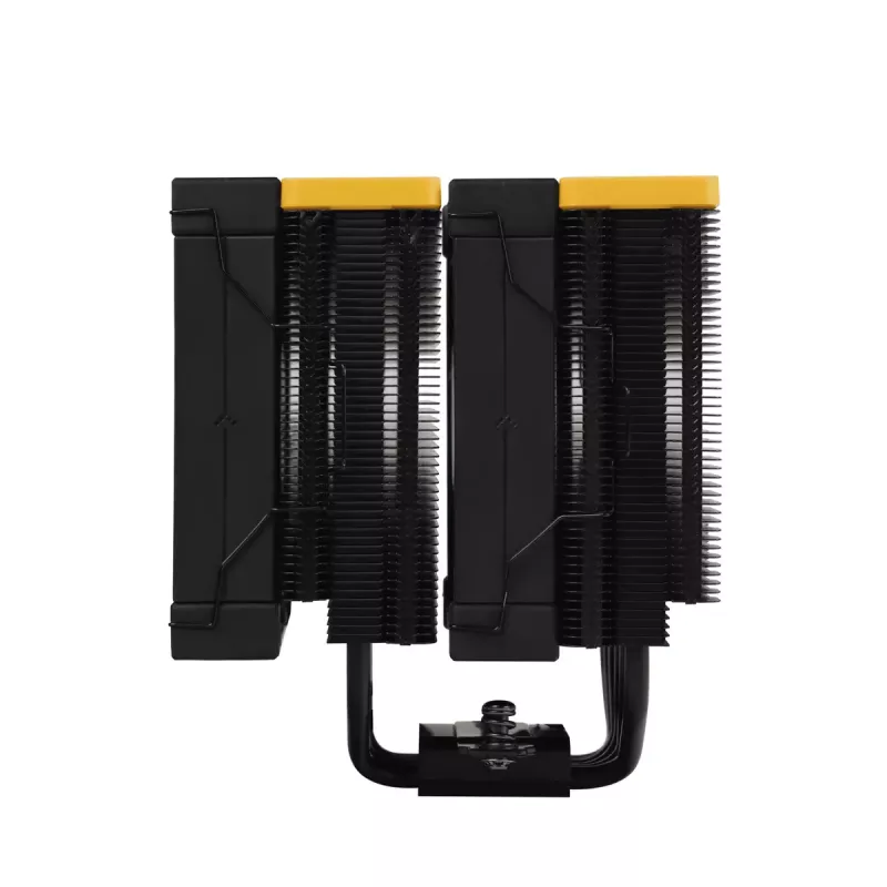 Arrefecedor de ar DeepCool AK620 Zero Dark Zoria 12 cm preto amarelo