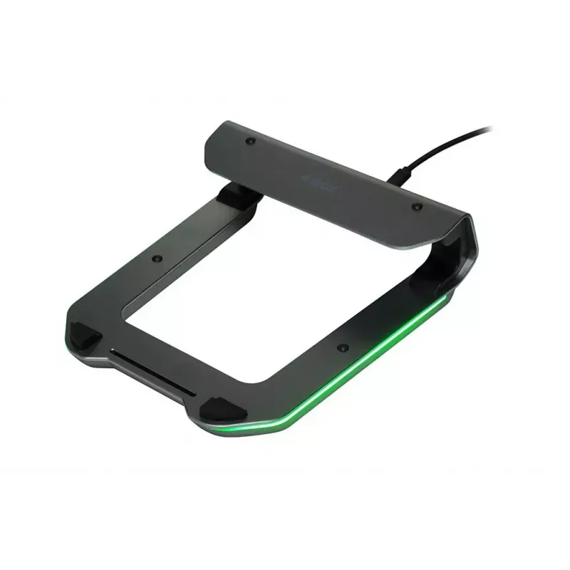 Suporte de arrefecimento para portátil IBOX NC06 até 17,3 polegadas – alumínio, altura ajustável, 4 portas USB, ventoinhas silenciosas