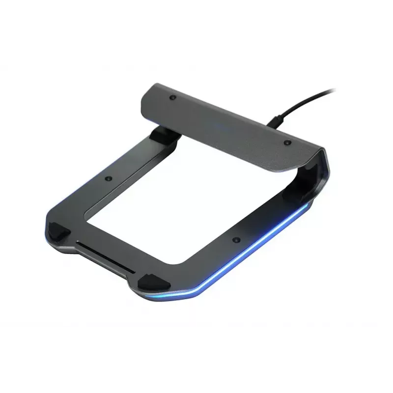 Suporte de arrefecimento para portátil IBOX NC06 até 17,3 polegadas – alumínio, altura ajustável, 4 portas USB, ventoinhas silenciosas